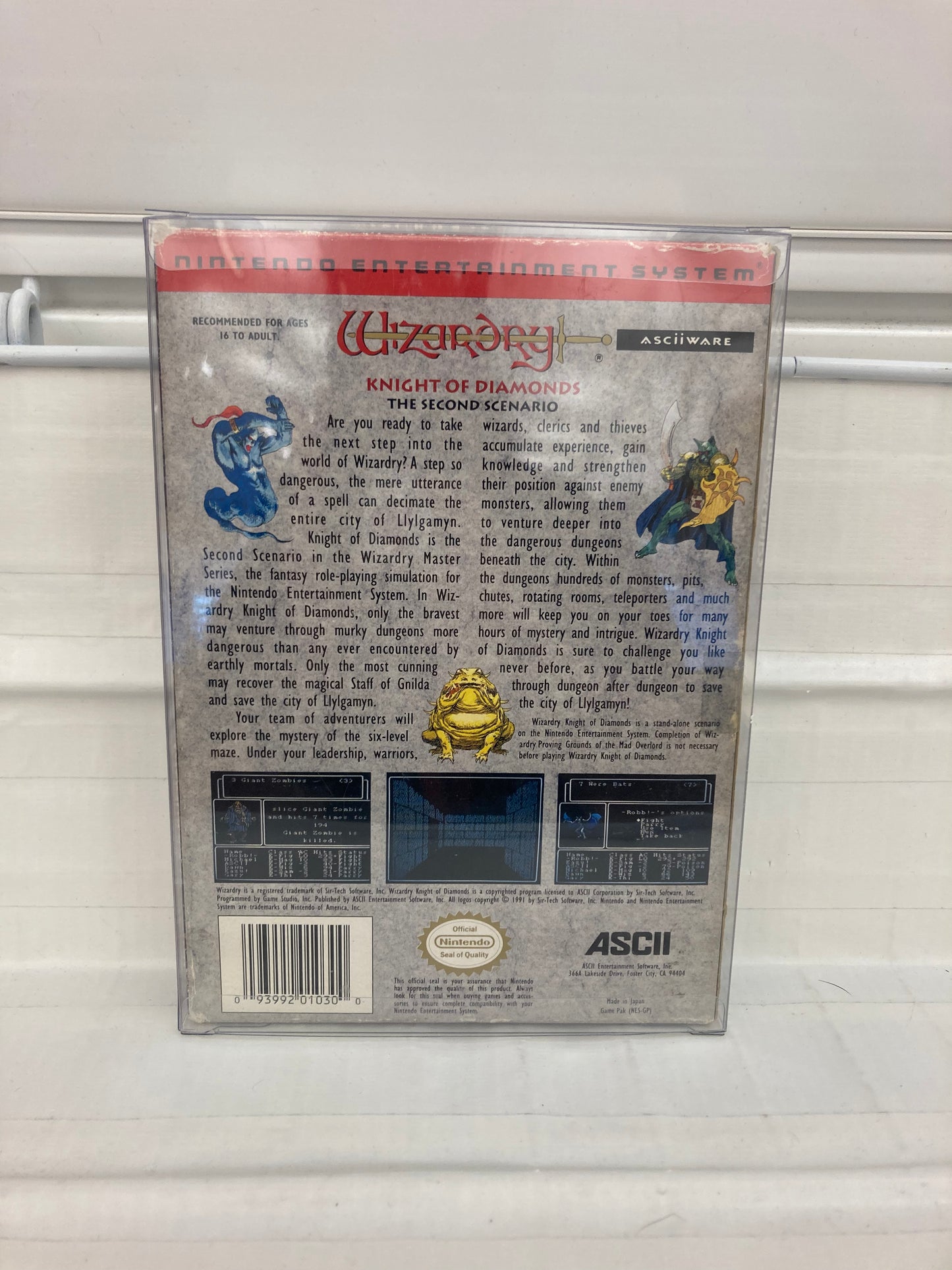 Wizardry: Knight of Diamonds Second Scenario - NES