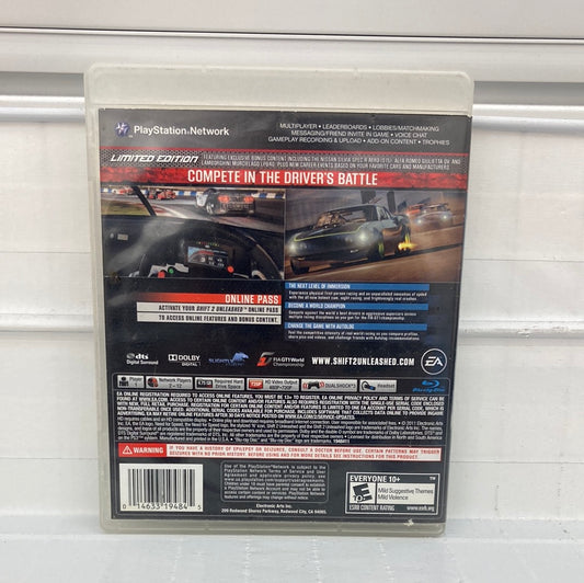 Shift 2 Unleashed [Limited Edition] - Playstation 3