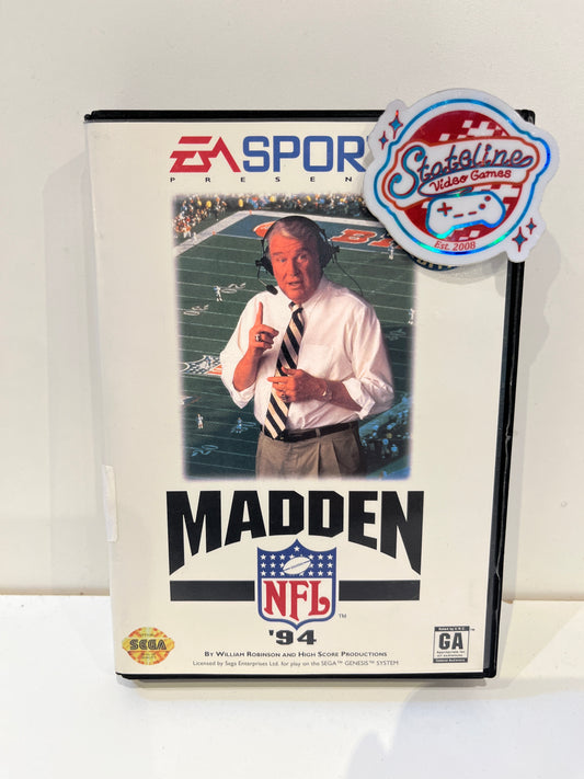 Madden NFL '94 - Sega Genesis