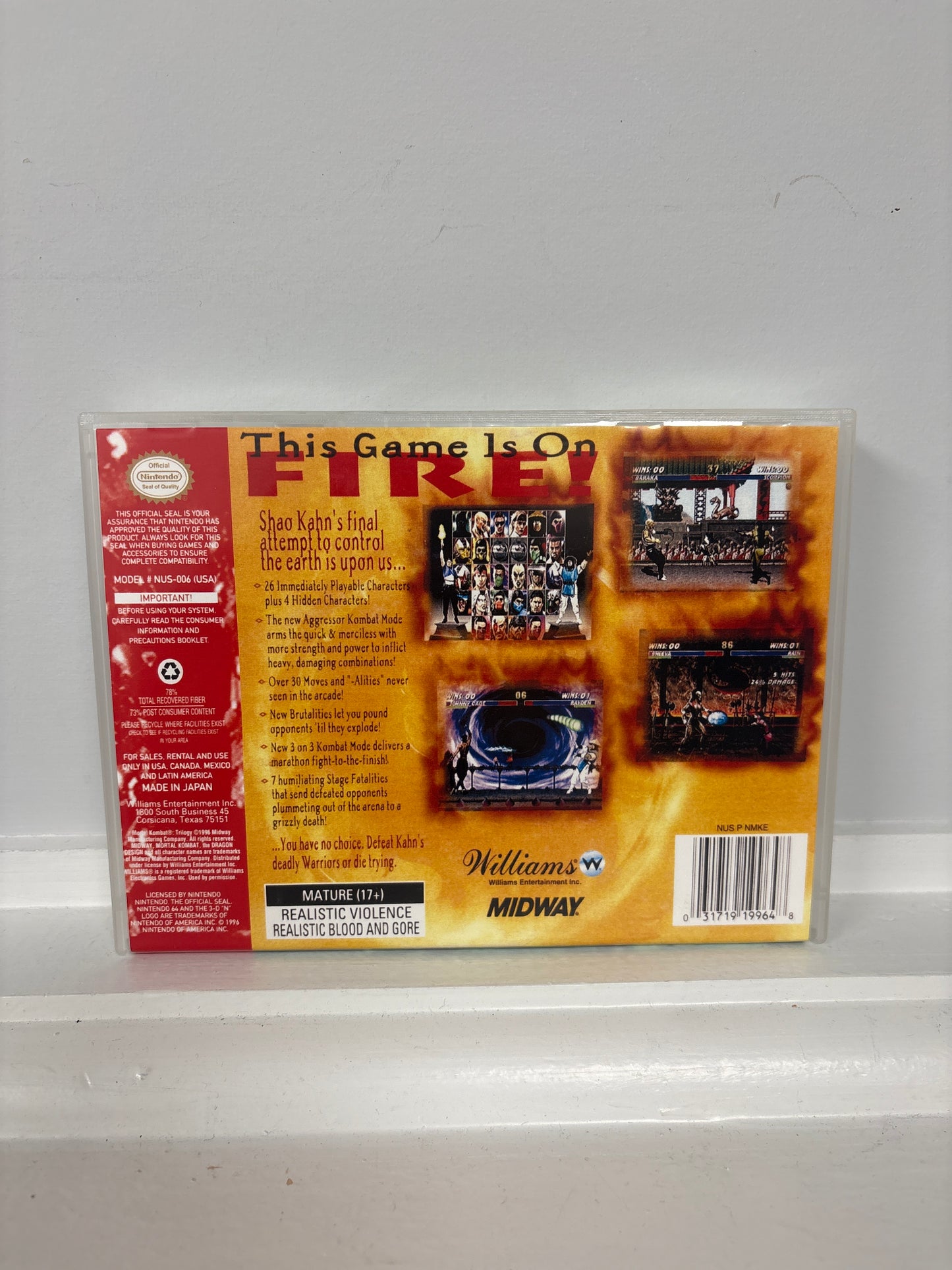 Mortal Kombat Trilogy - Nintendo 64