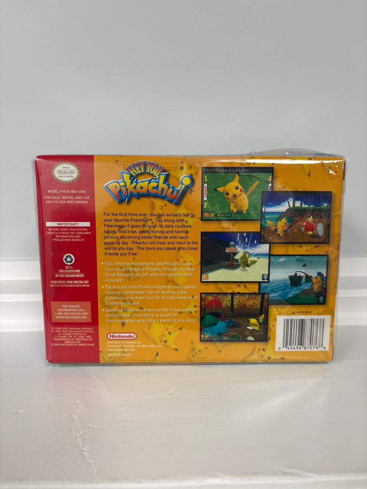 Hey You Pikachu [Microphone Bundle] - Nintendo 64