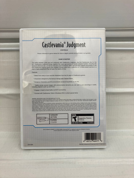 Castlevania Judgment - Wii