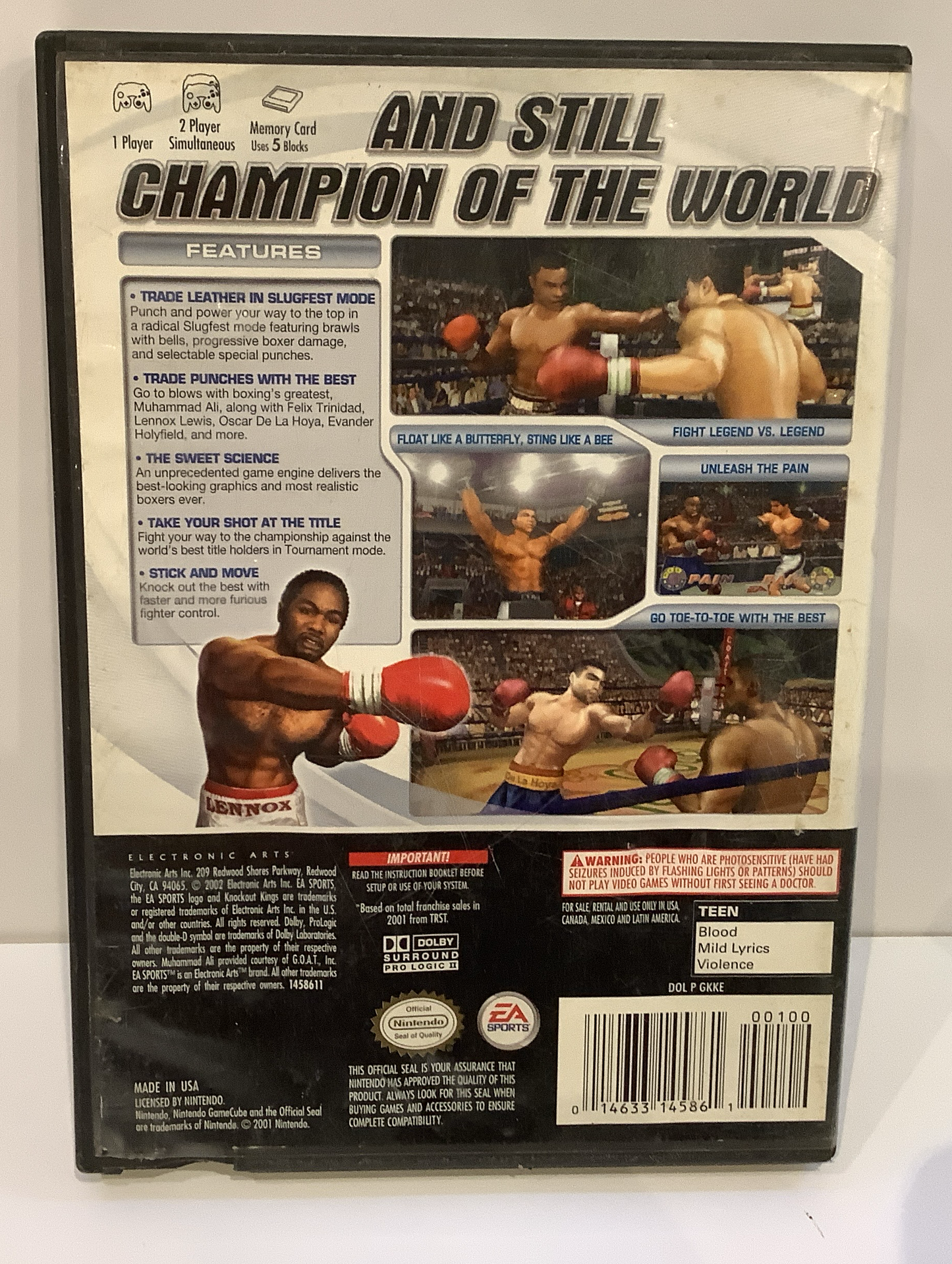 Knockout Kings 2003 - Gamecube