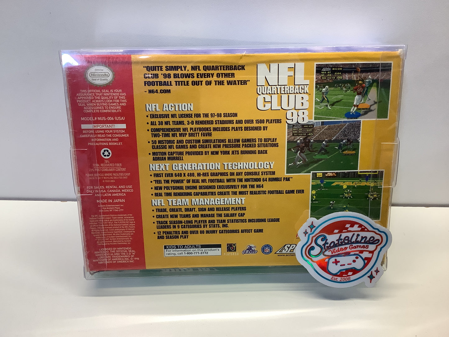 NFL Quarterback Club 98 - Nintendo 64