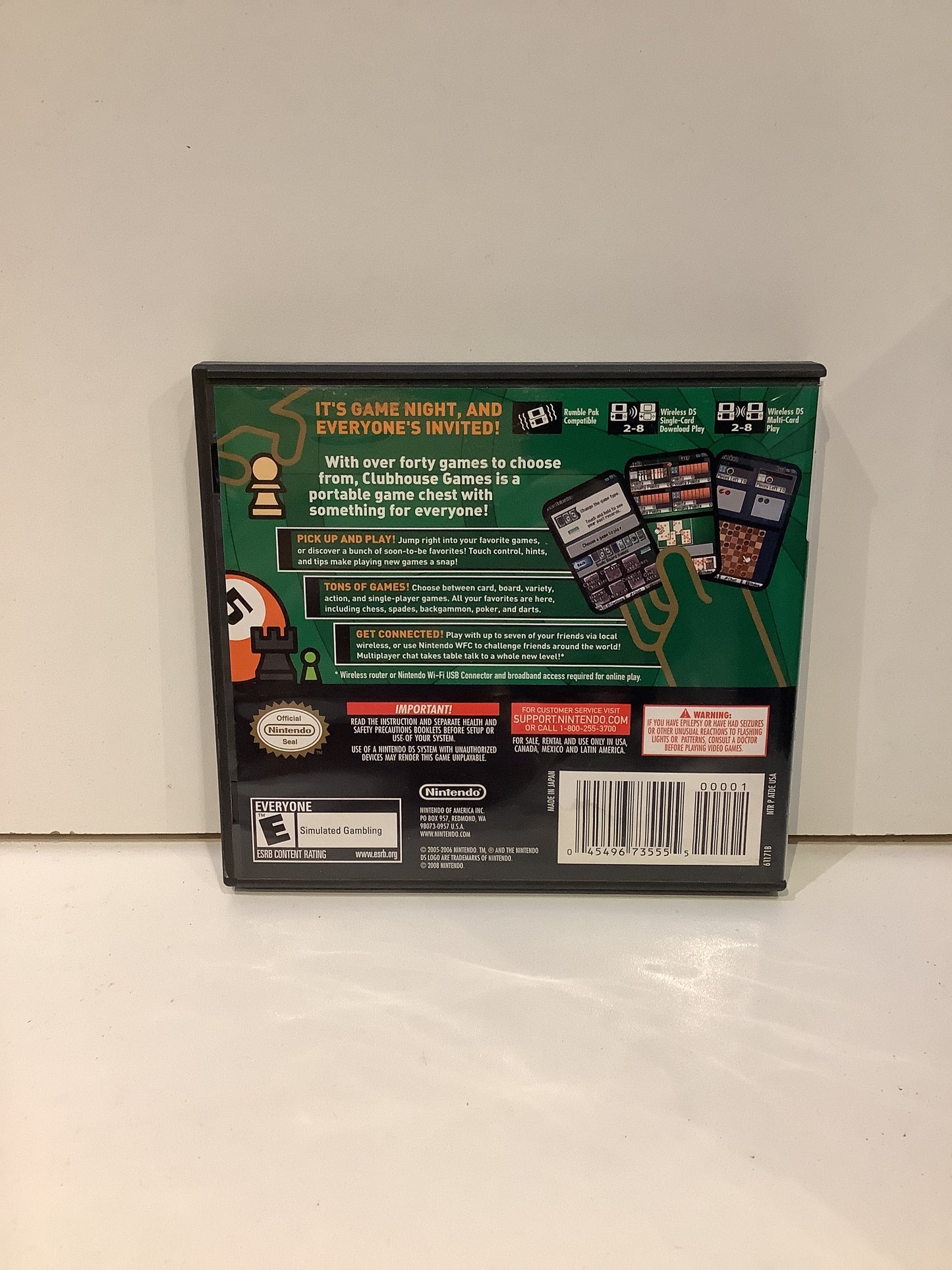 Club House Games - Nintendo DS