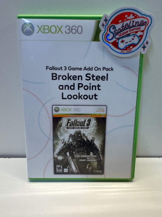 Fallout 3 Add-on Broken Steel and Point Lookout - Xbox 360