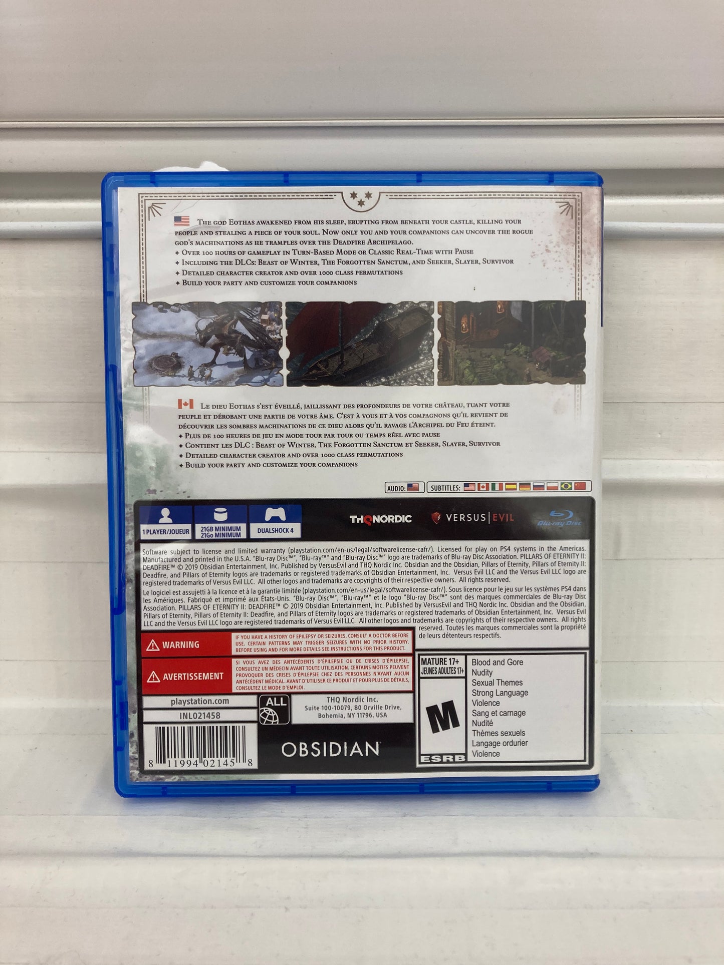 Pillars of Eternity II: Deadfire Ultimate Edition - Playstation 4