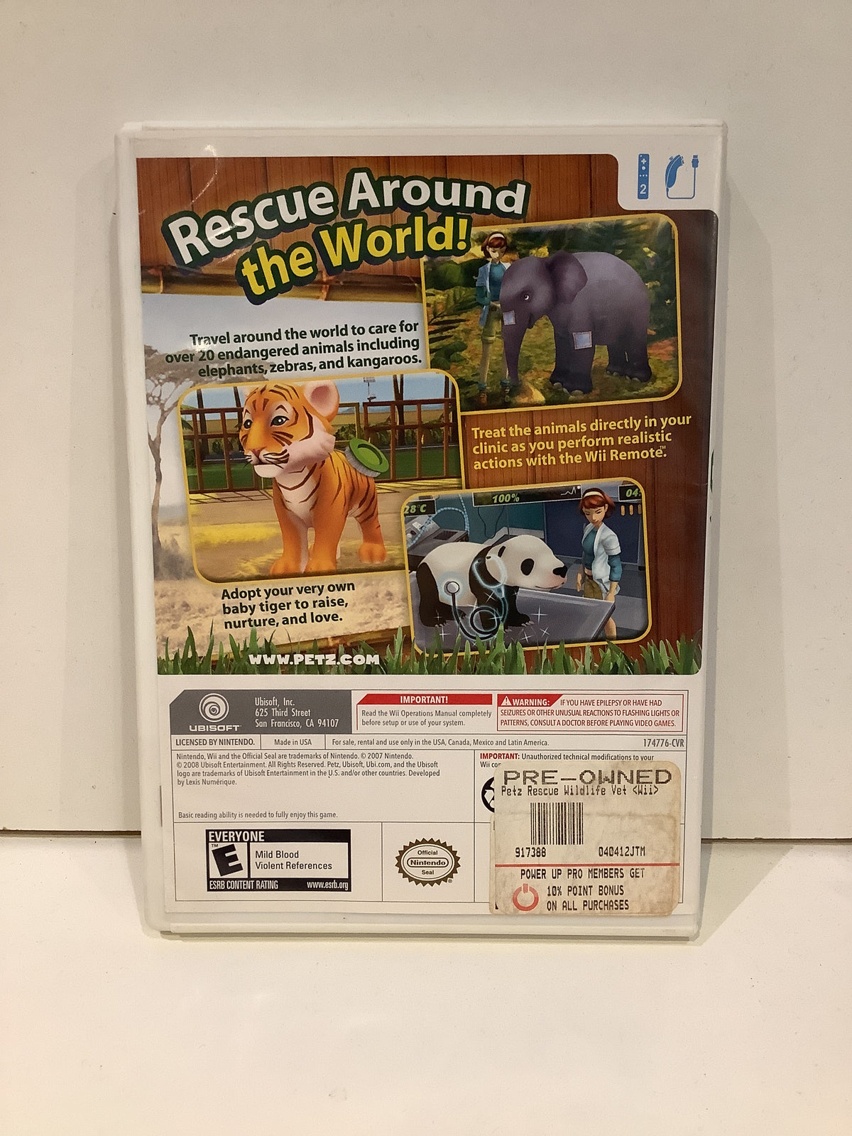 Petz Rescue Wildlife Vet - Wii