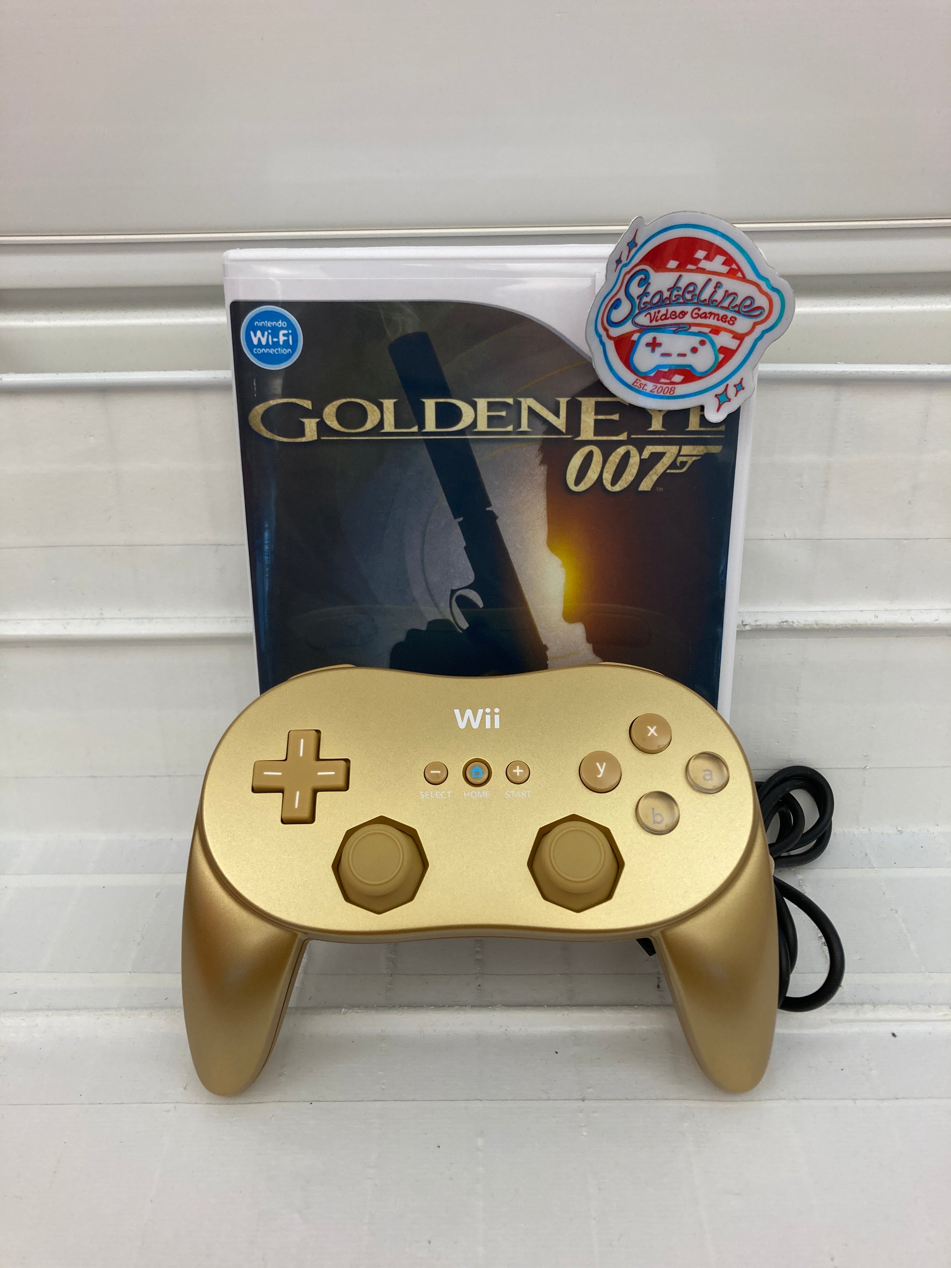 007 GoldenEye [Gold Controller Bundle] - Wii – Stateline Video Games Inc.