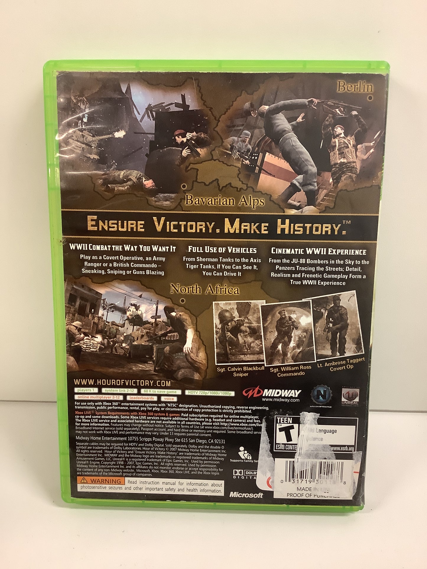 Hour Of Victory - Xbox 360