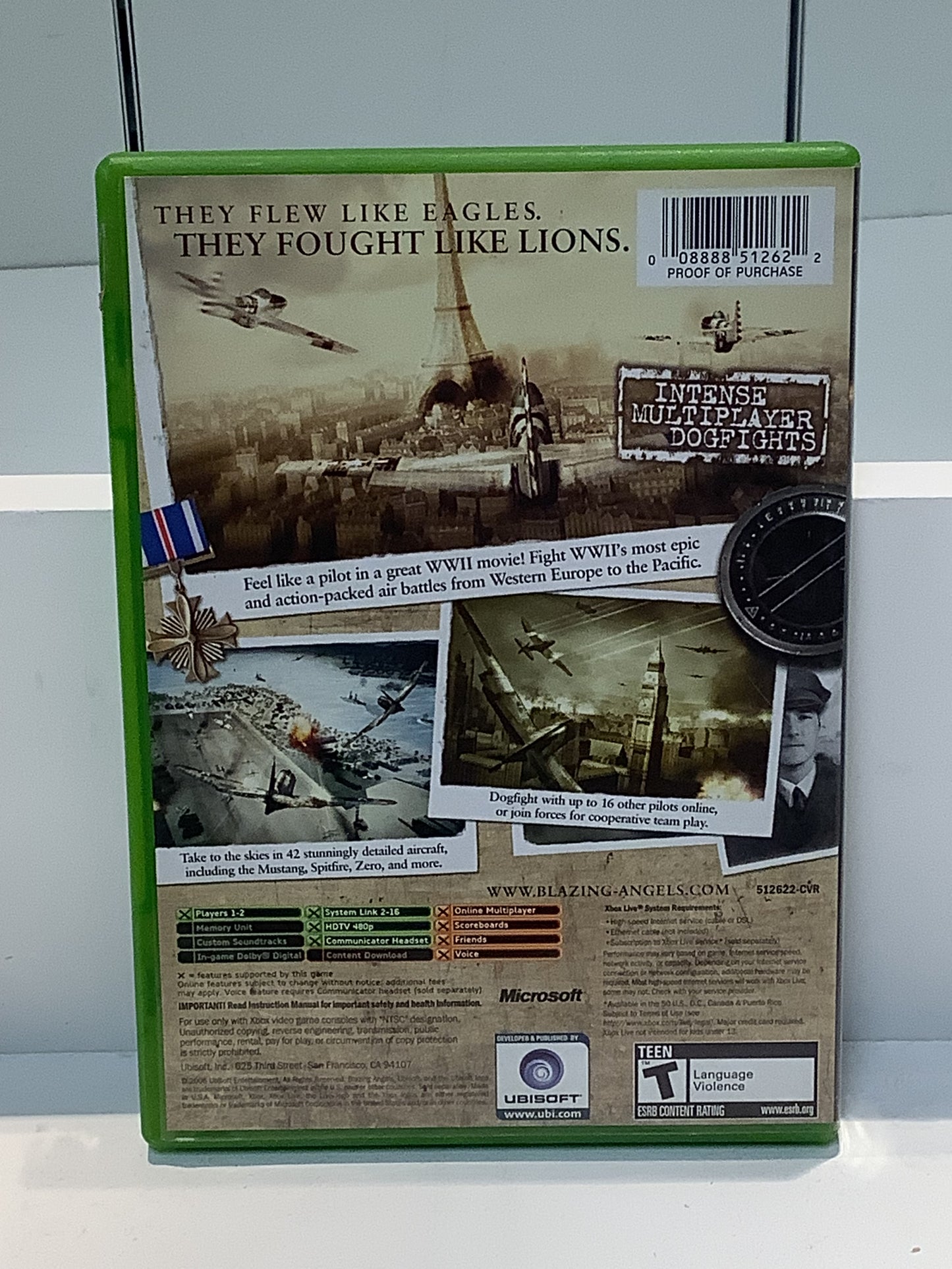 Blazing Angels Squadrons of WWII - Xbox