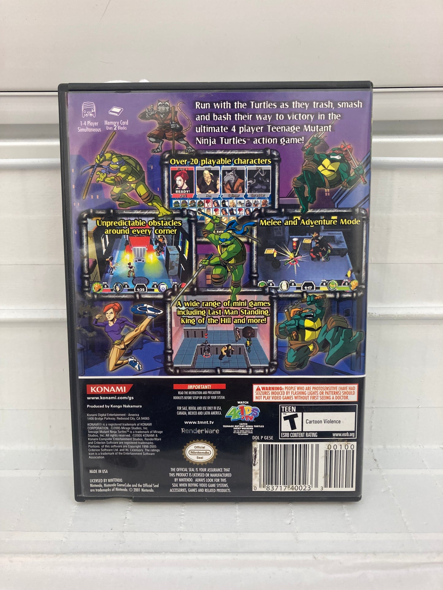 TMNT Mutant Melee - Gamecube