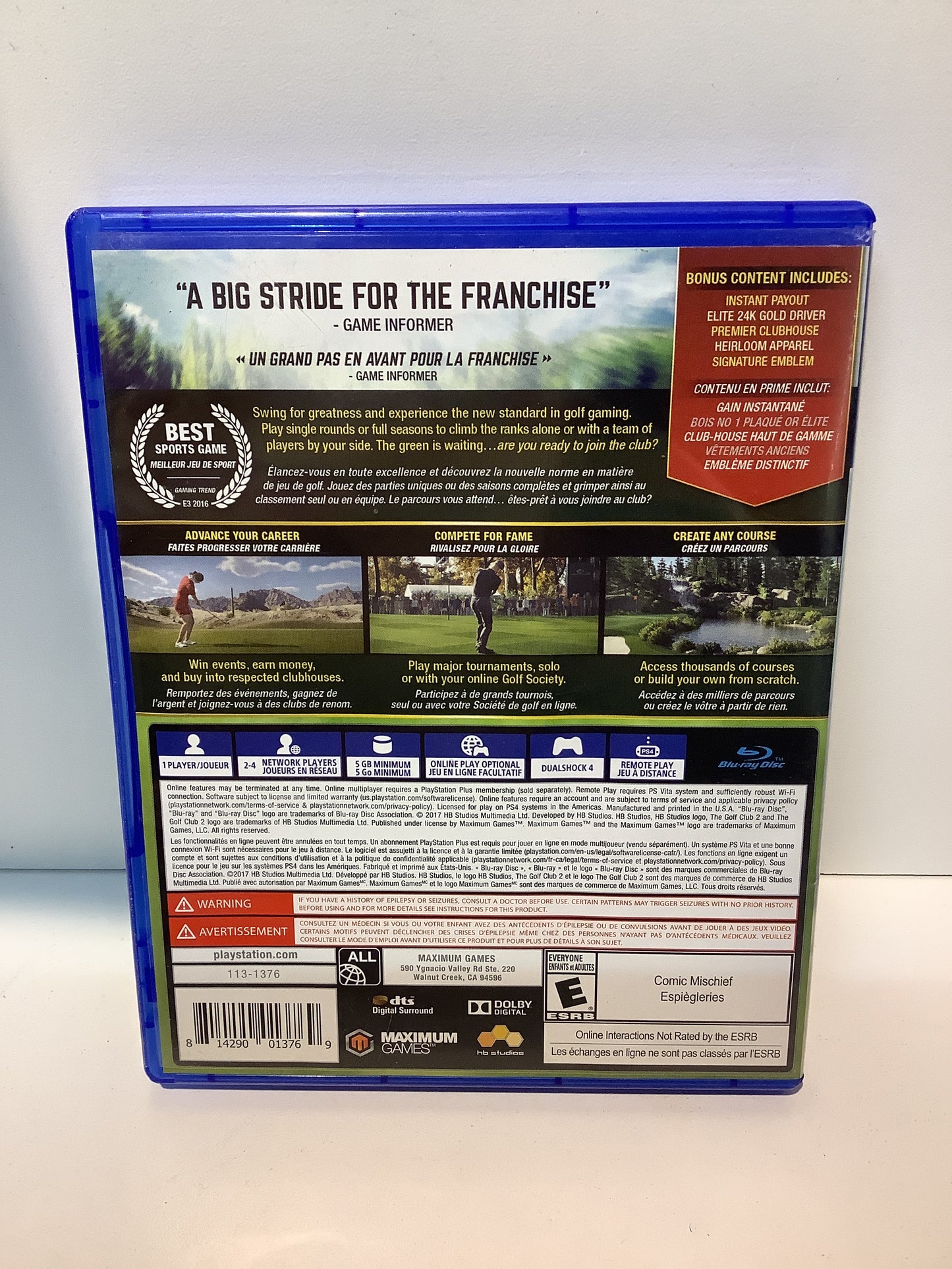 Golf Club 2 - Playstation 4