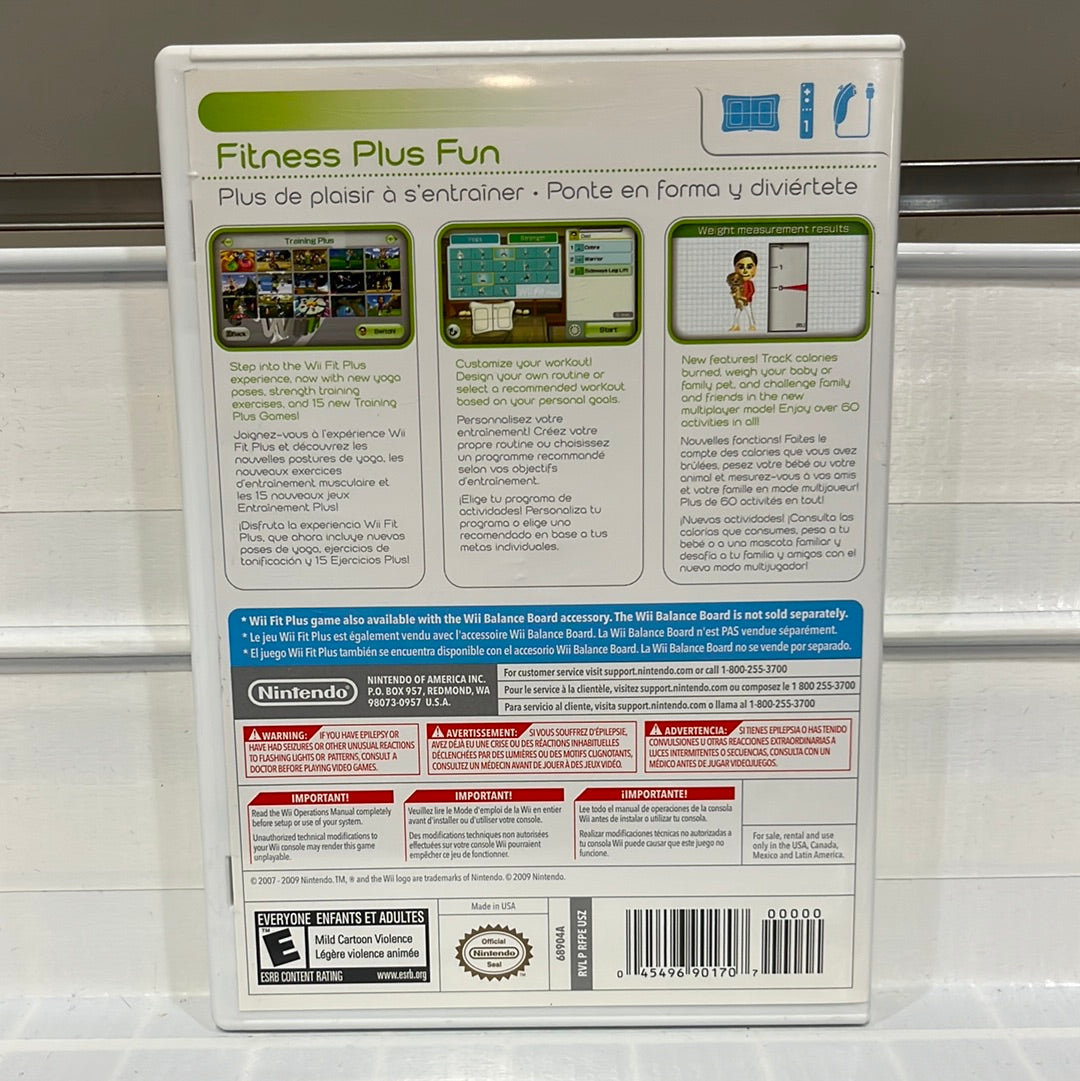 Wii Fit Plus (game only) - Wii