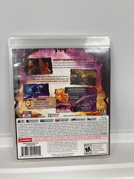 Saints Row: Gat Out of Hell [First Edition] - Playstation 3