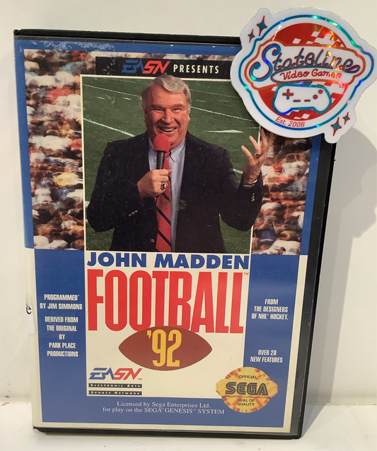 John Madden Football '92 - Sega Genesis