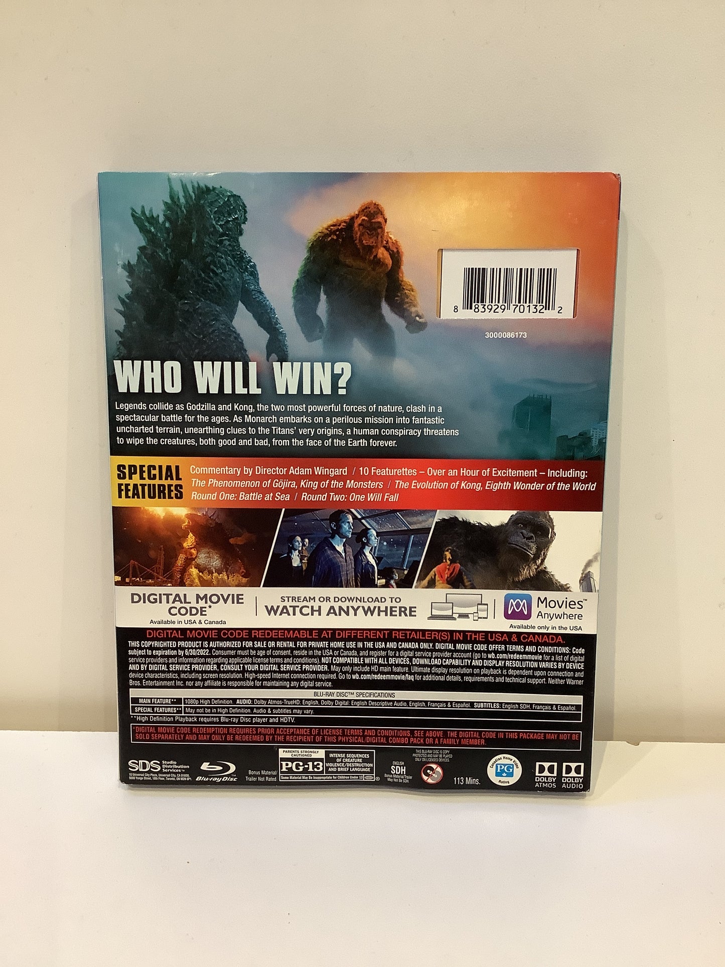 Godzilla vs. Kong - Blu-Ray