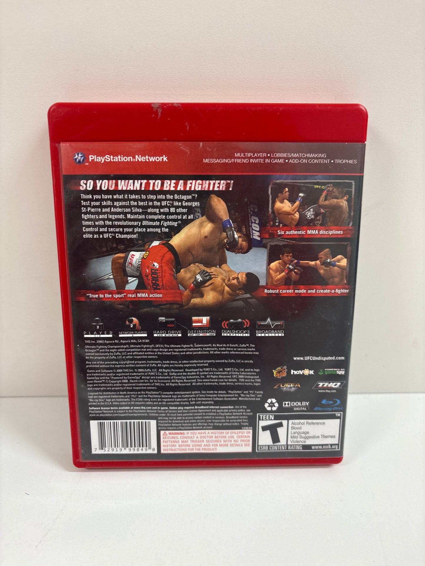 UFC 2009 Undisputed [Greatest Hits] - Playstation 3