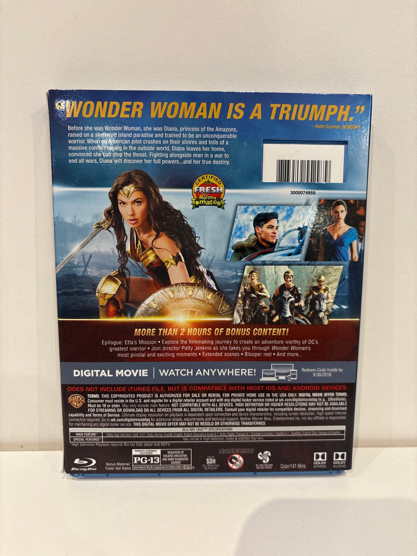 Wonder Woman - Blu-Ray