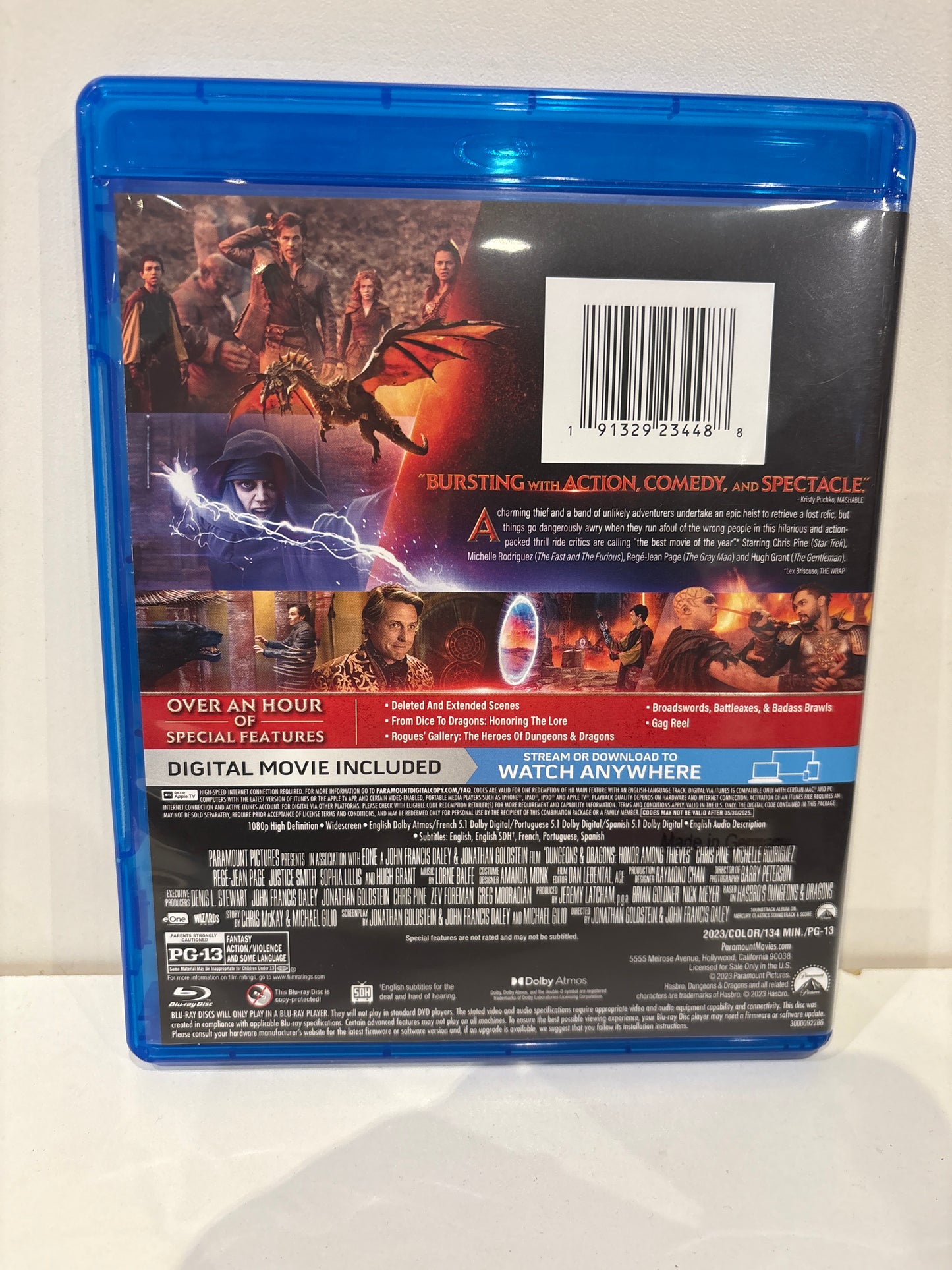 Dungeons & Dragons: Honor Among Thieves - Blu-Ray