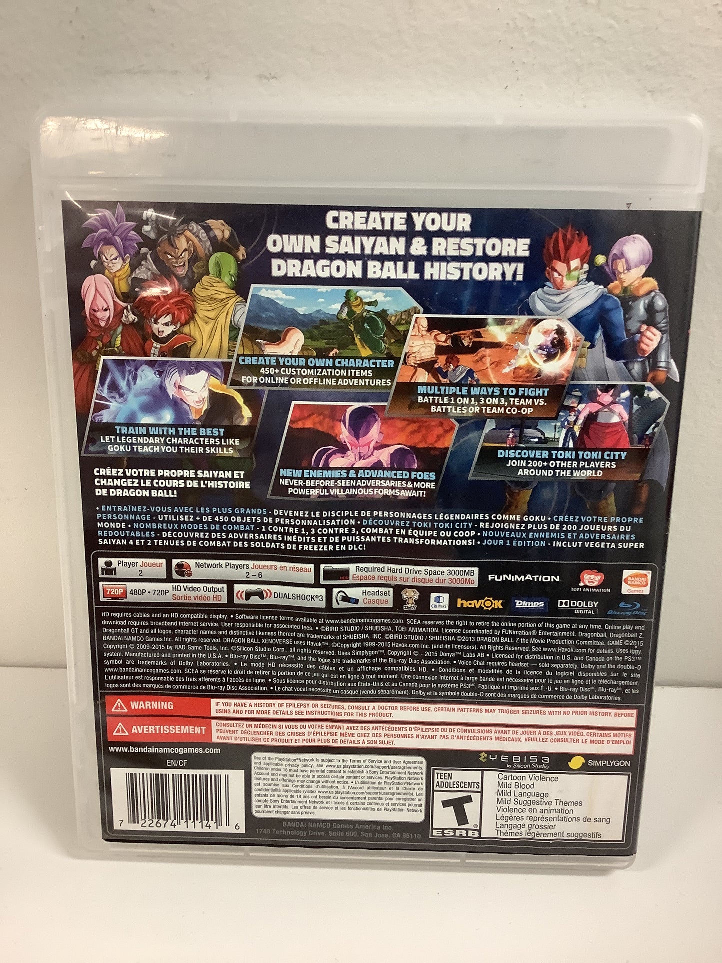 Dragon Ball Xenoverse - Playstation 3