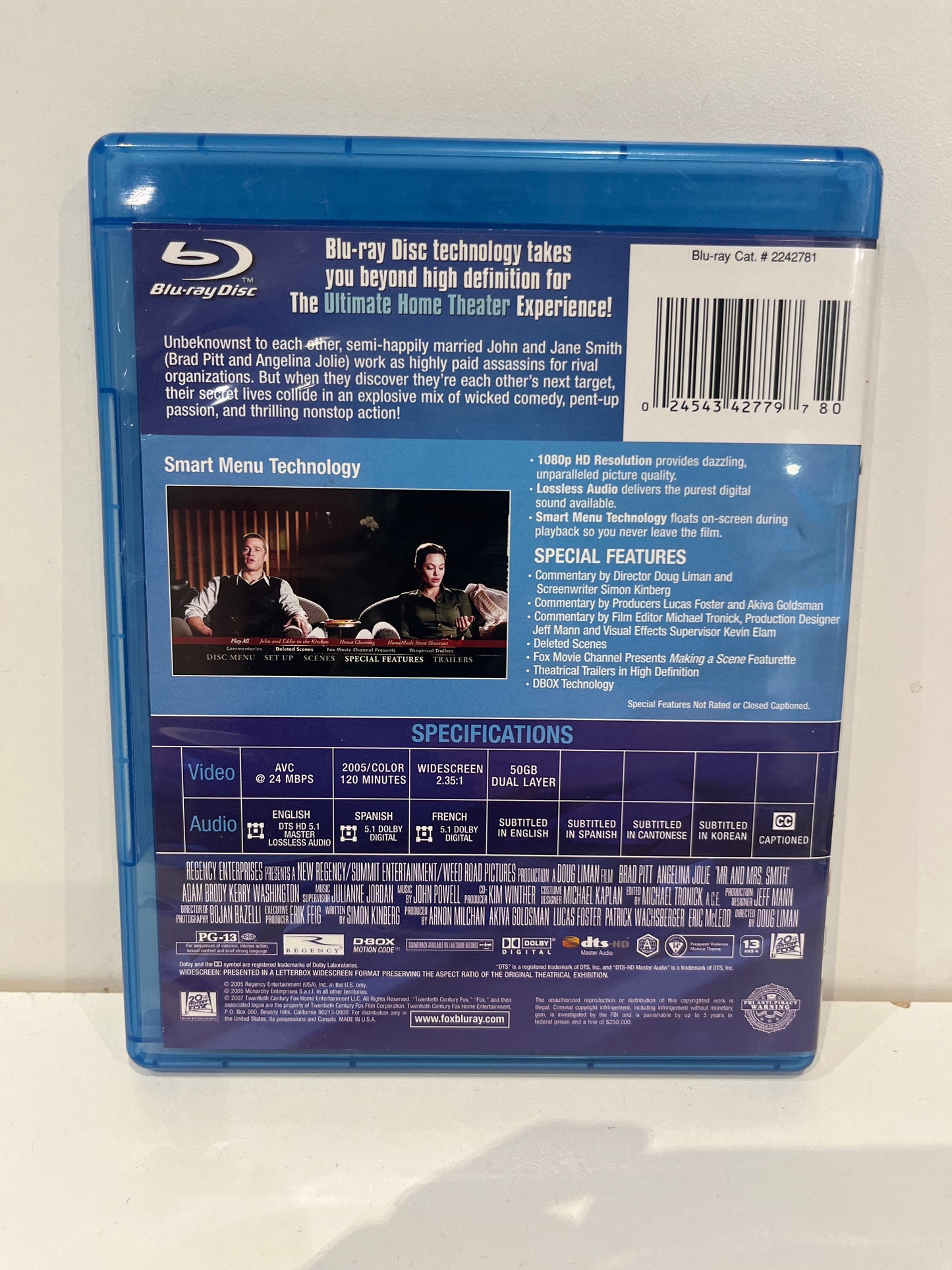 Mr. & Mrs. Smith - Blu-Ray