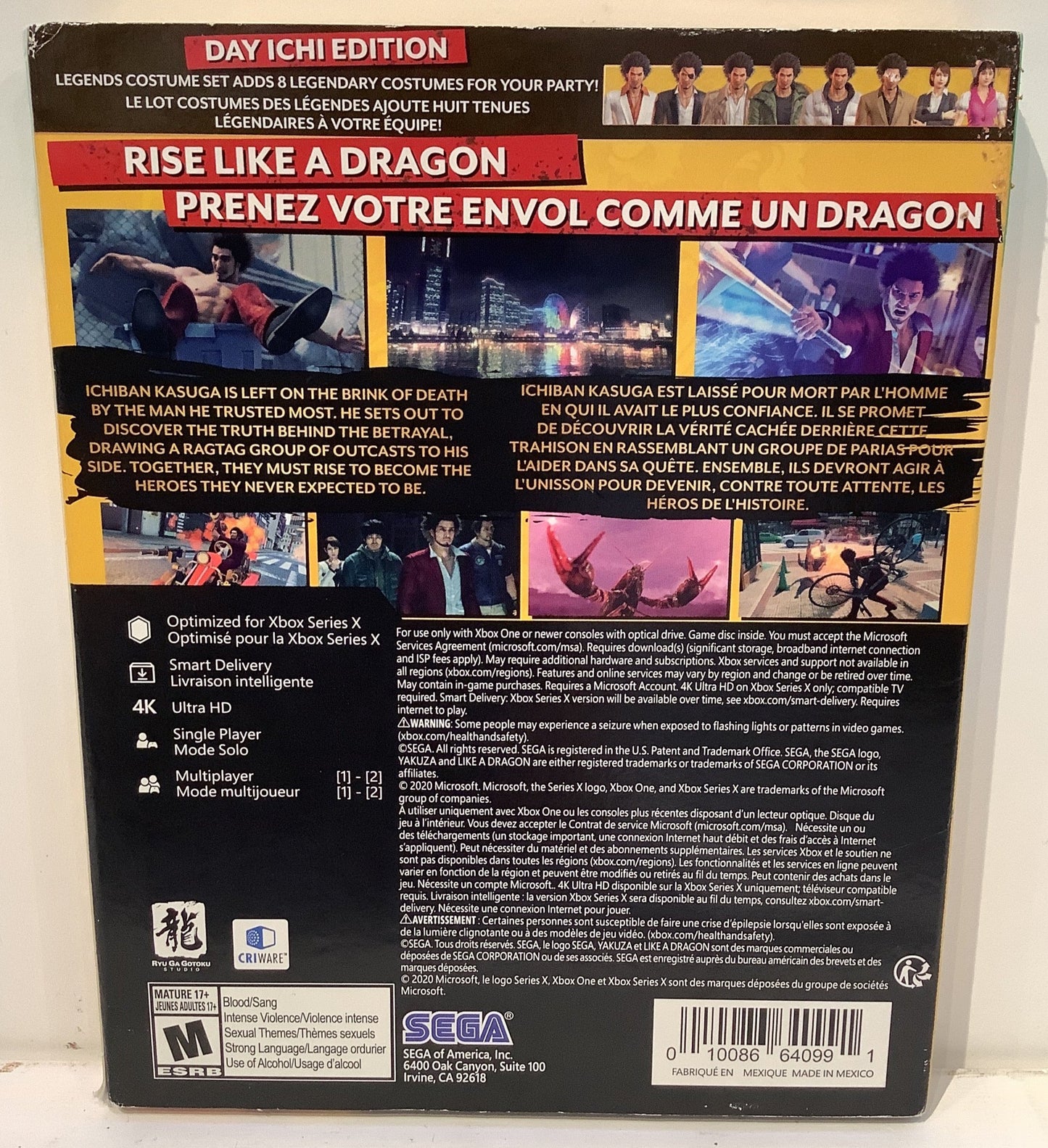 Yakuza: Like A Dragon [Day Ichi Edition] - Xbox Series X