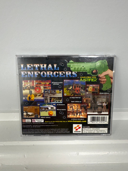 Lethal Enforcers 1 and 2 - Playstation