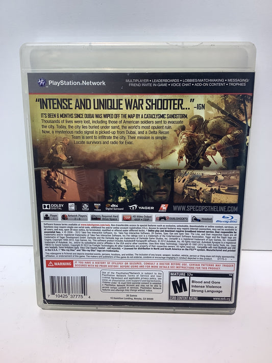 Spec Ops The Line [Premium Edition] - Playstation 3