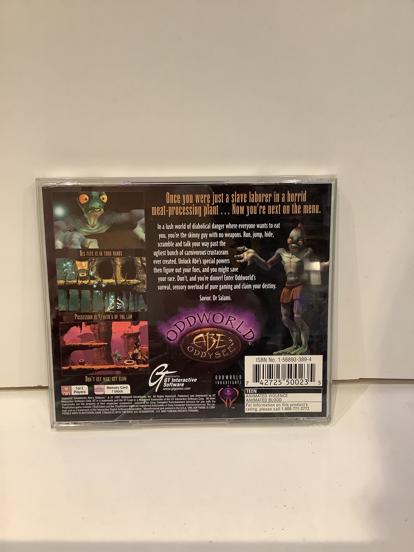 Oddworld Abe's Oddysee [Greatest Hits] - Playstation