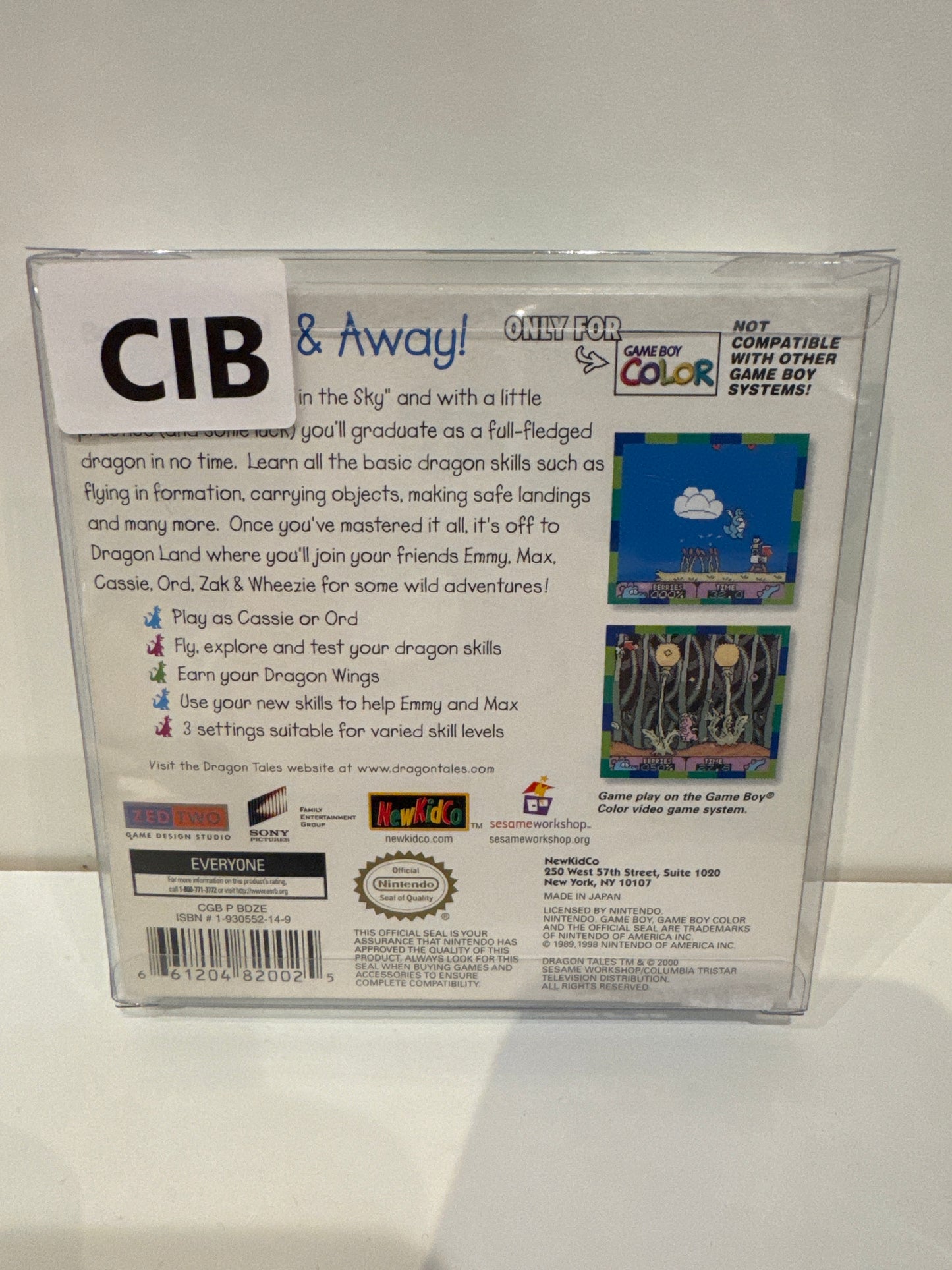 Dragon Tales Dragon Wings - GameBoy Color