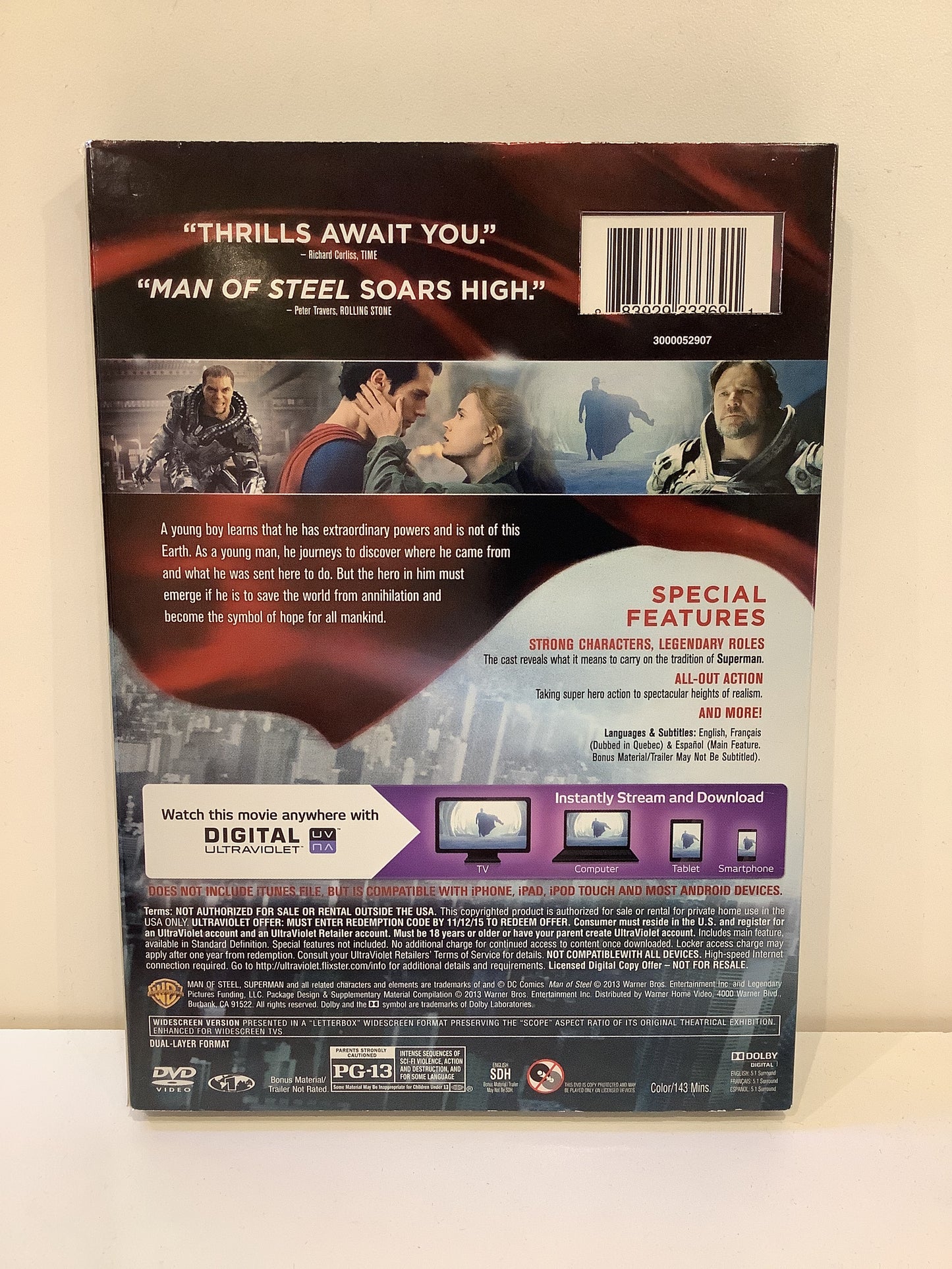 Man of Steel - DVD
