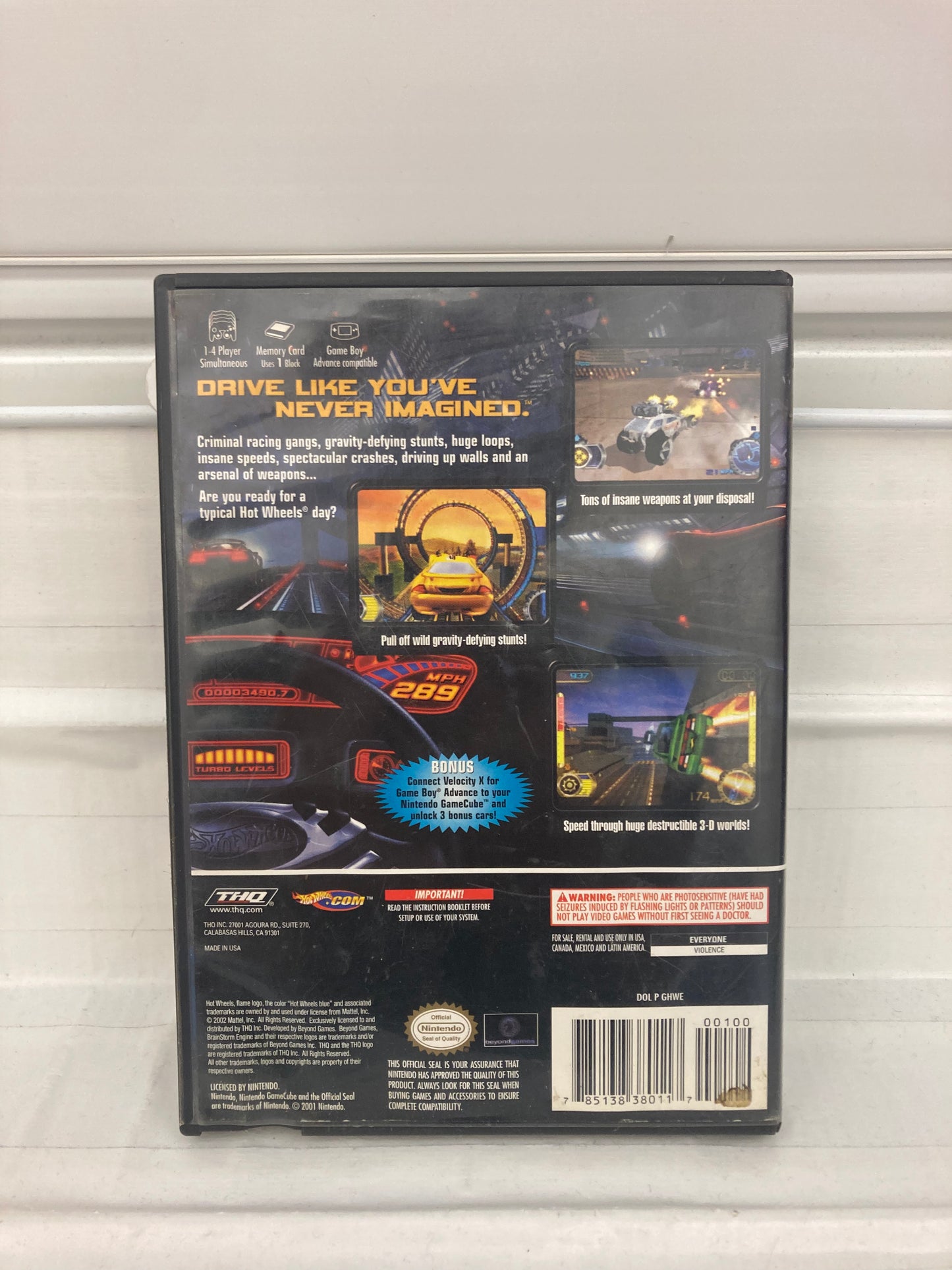 Hot Wheels Velocity X - Gamecube