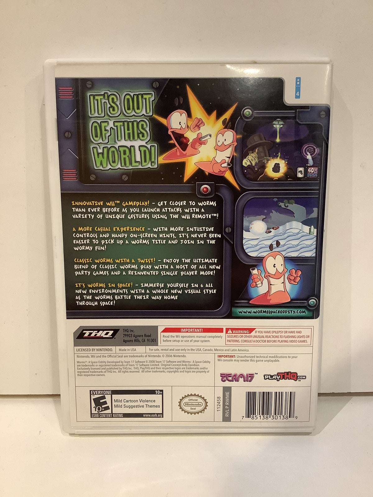 Worms A Space Oddity - Wii