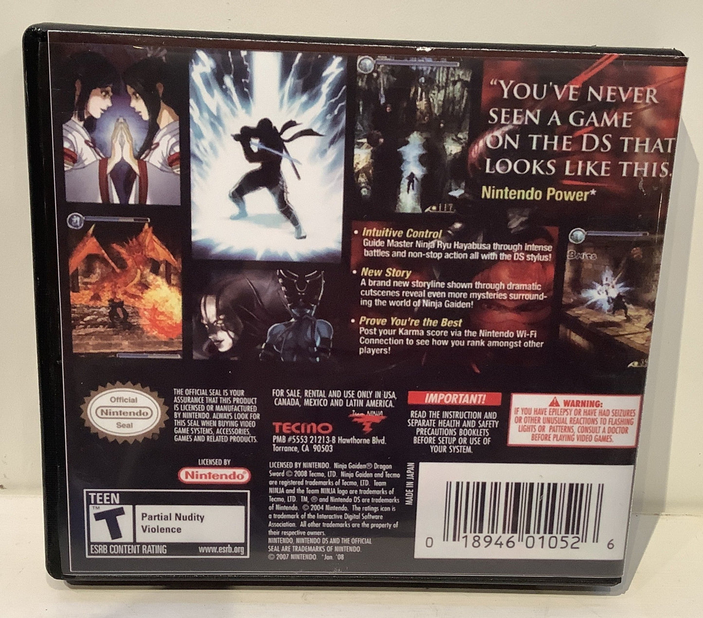 Ninja Gaiden: Dragon Sword - Nintendo DS