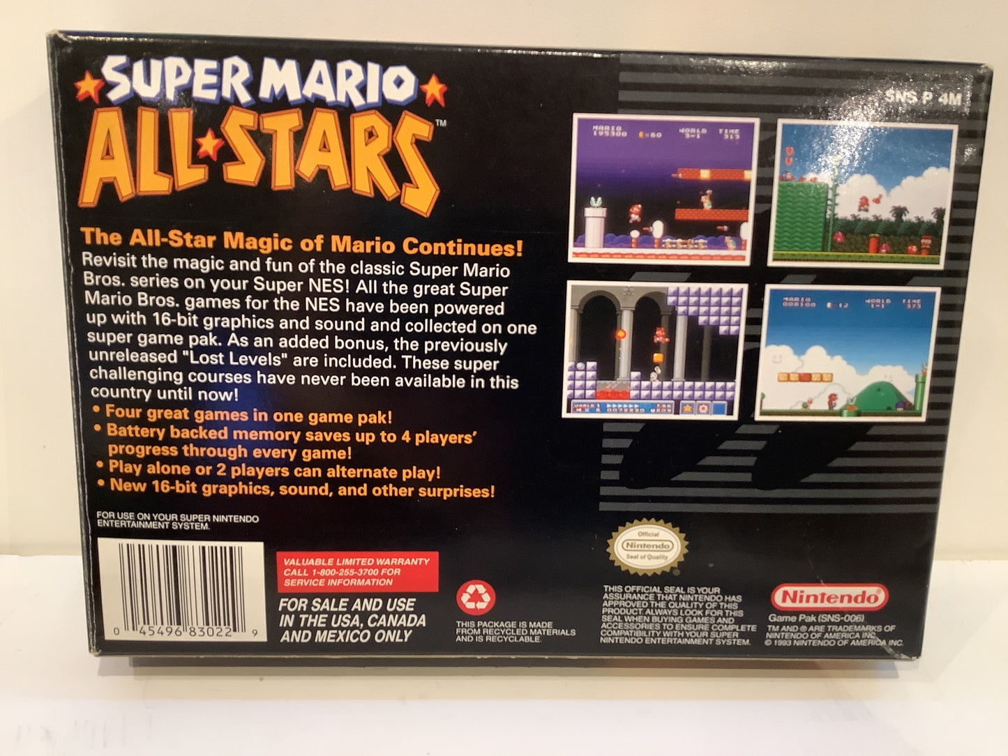 Super Mario All-Stars - Super Nintendo