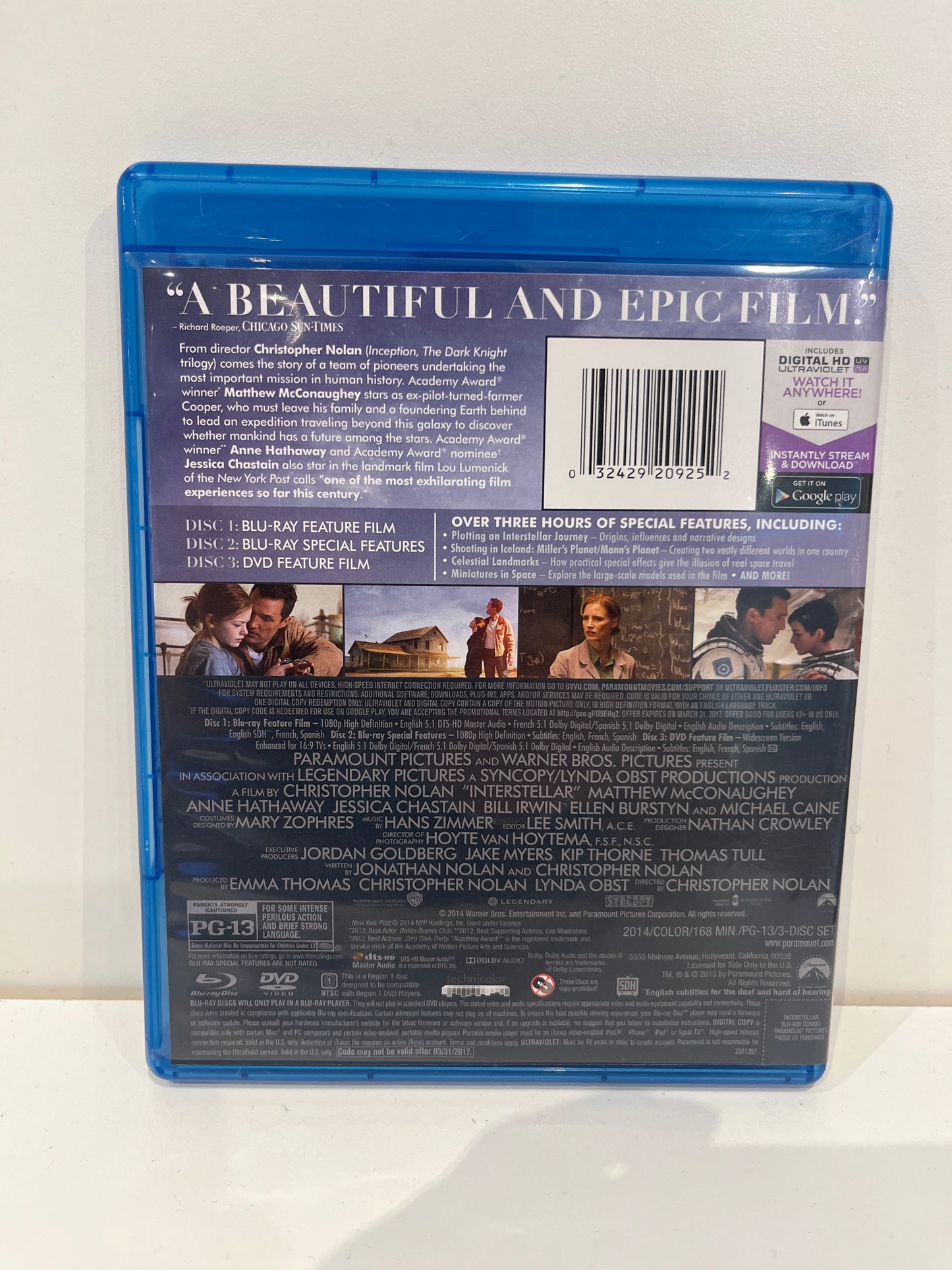 Interstellar - Blu-Ray