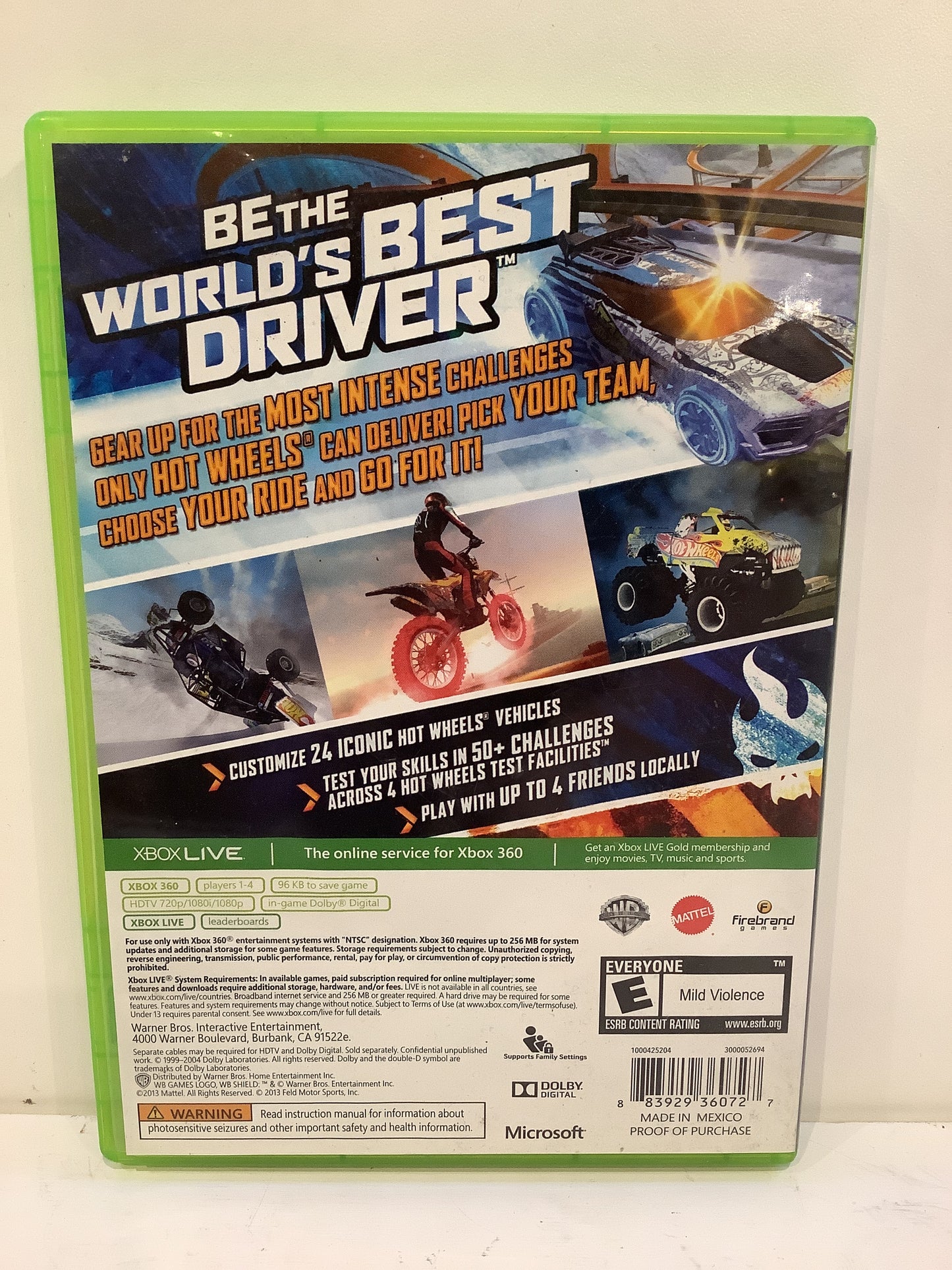 Hot Wheels: World's Best Driver - Xbox 360