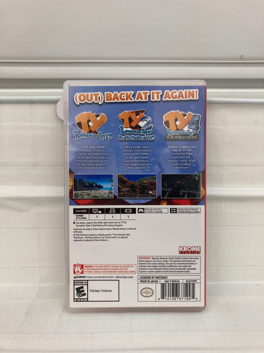 Ty The Tasmanian Tiger HD + Ty The Tasmanian Tiger 2: Bush Rescue HD Bundle - Nintendo Switch