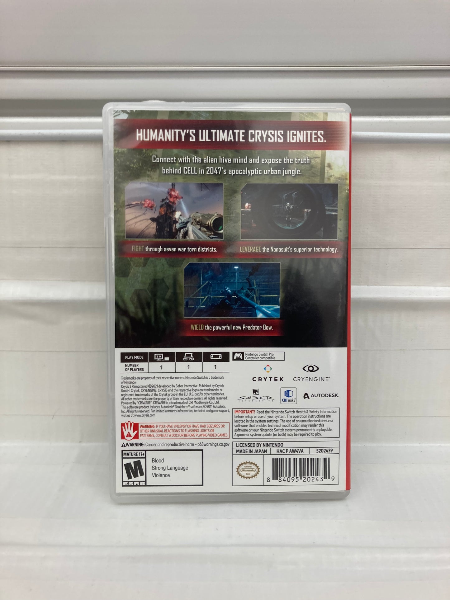 Crysis 3 Remastered - Nintendo Switch