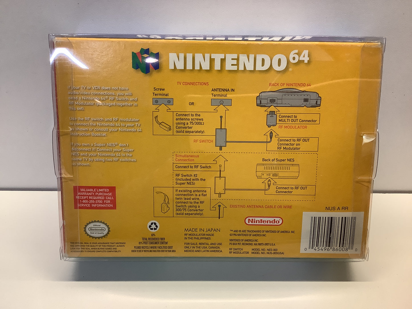 Nintendo 64 RF Switch - Nintendo 64