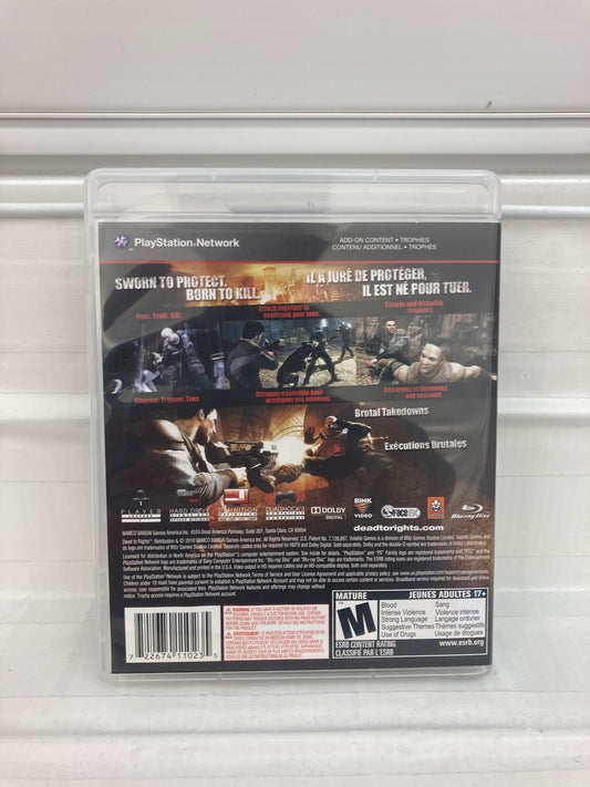 Dead to Rights: Retribution - Playstation 3