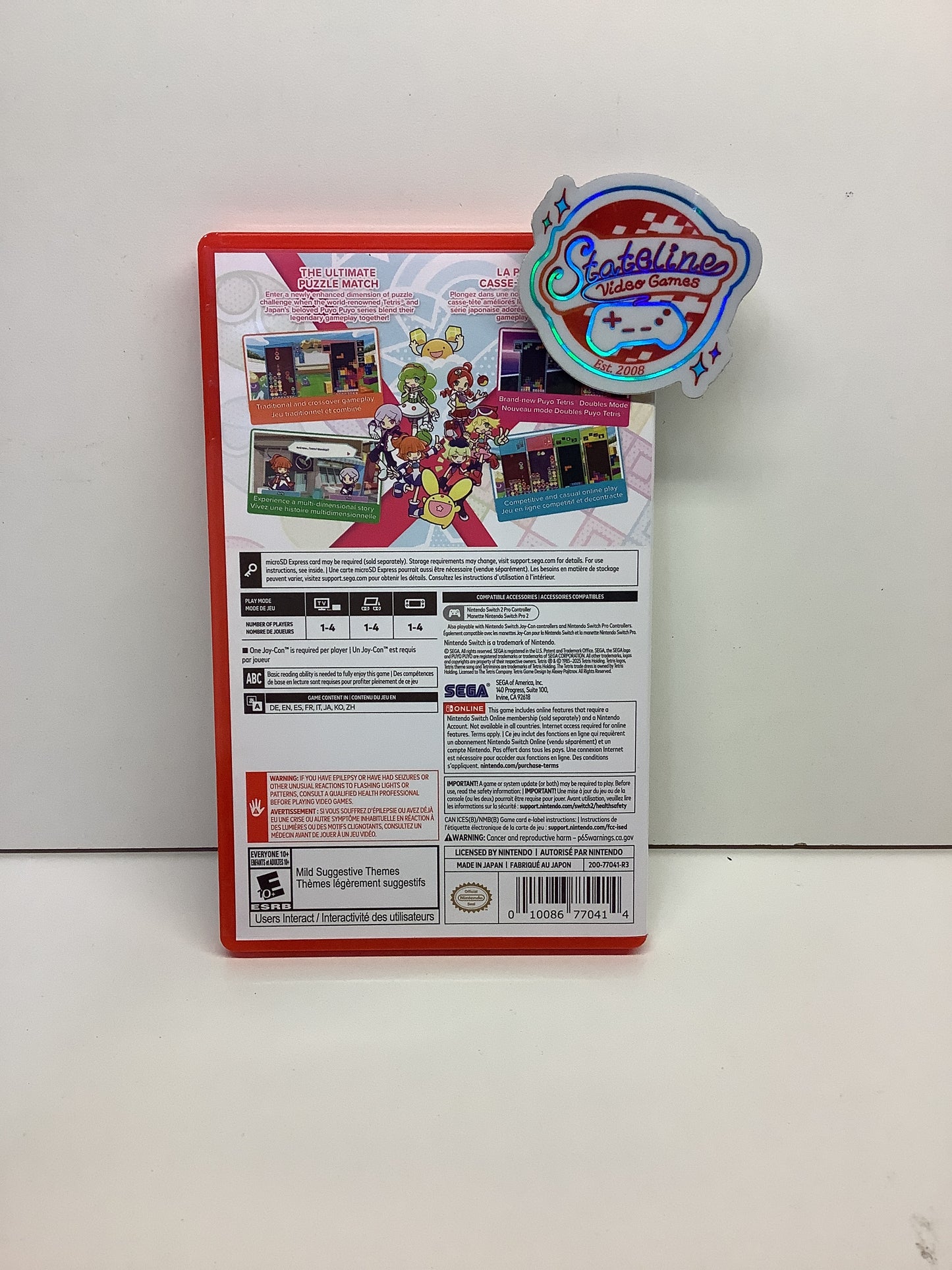 Puyo Puyo Tetris 2S - Nintendo Switch 2