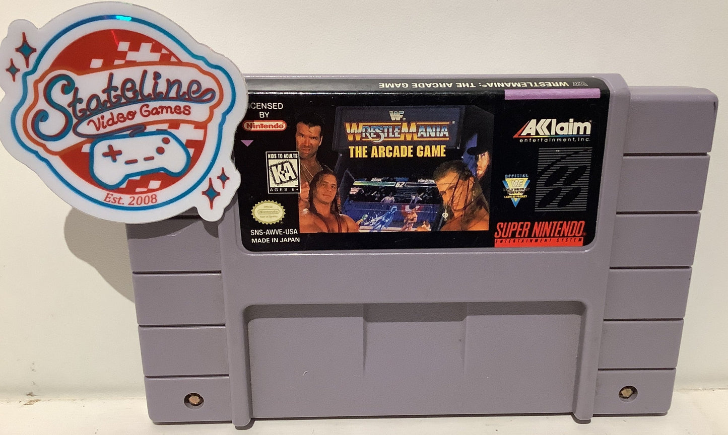 WWF Wrestlemania Arcade Game - Super Nintendo