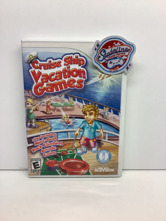 Cruise Ship Vacation Games - Wii