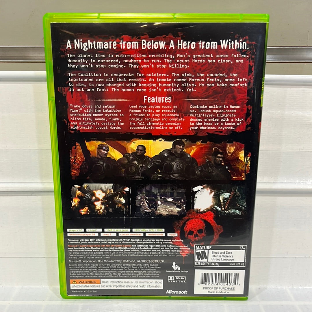 gears of war 1 xbox 360 Gears of War