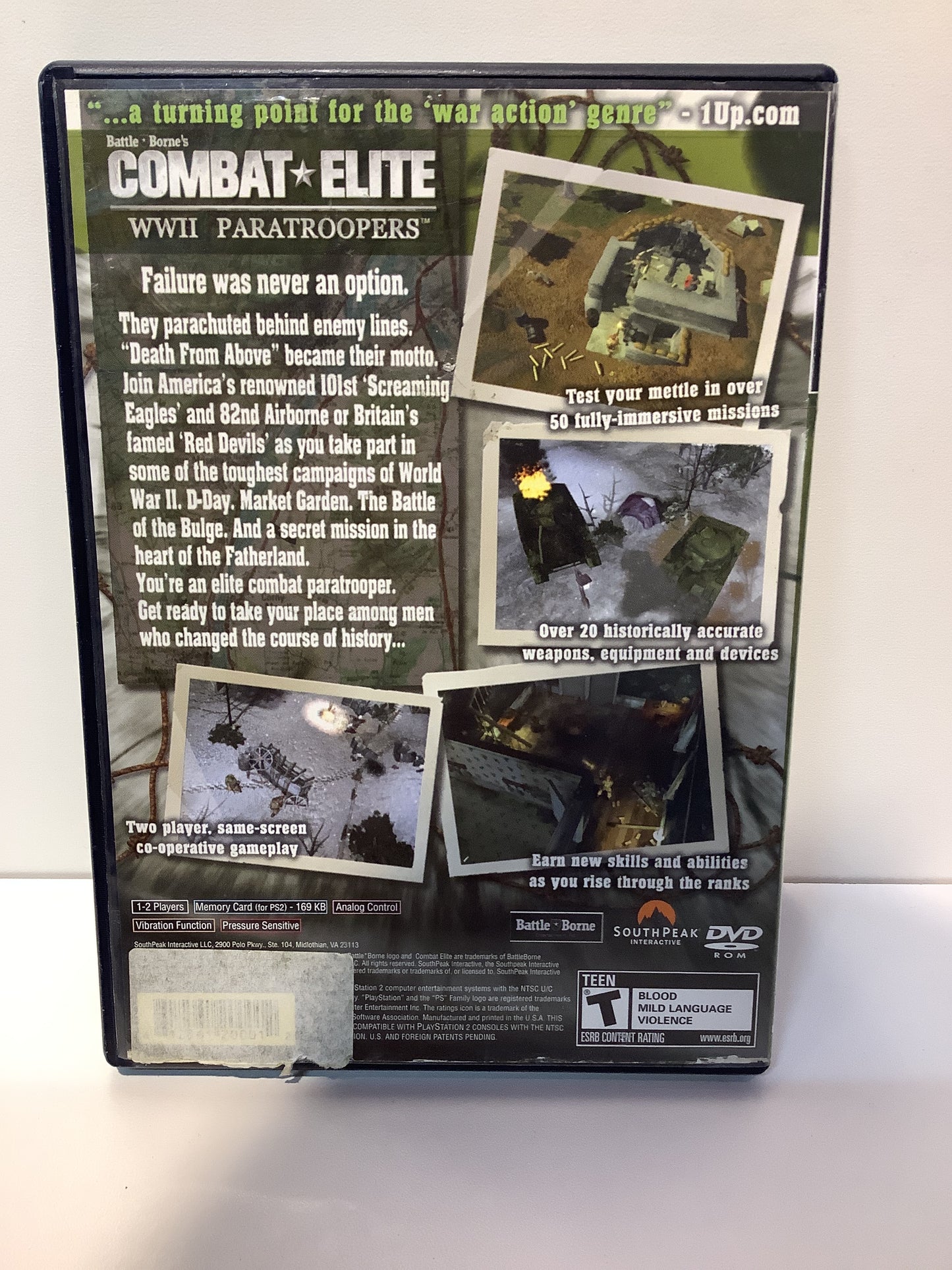 Combat Elite WWII Paratroopers - Playstation 2