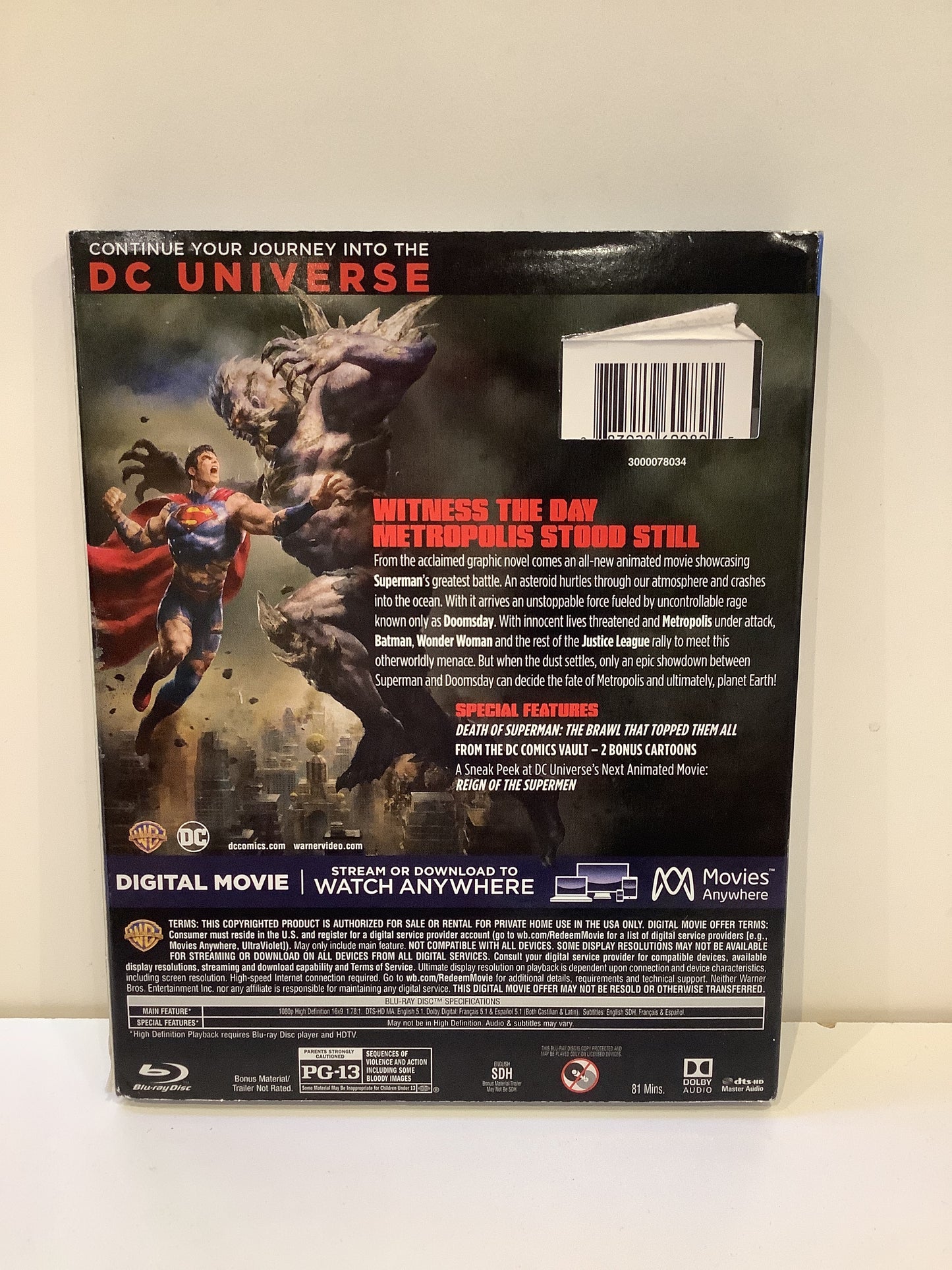 Death of Superman - Blu-Ray