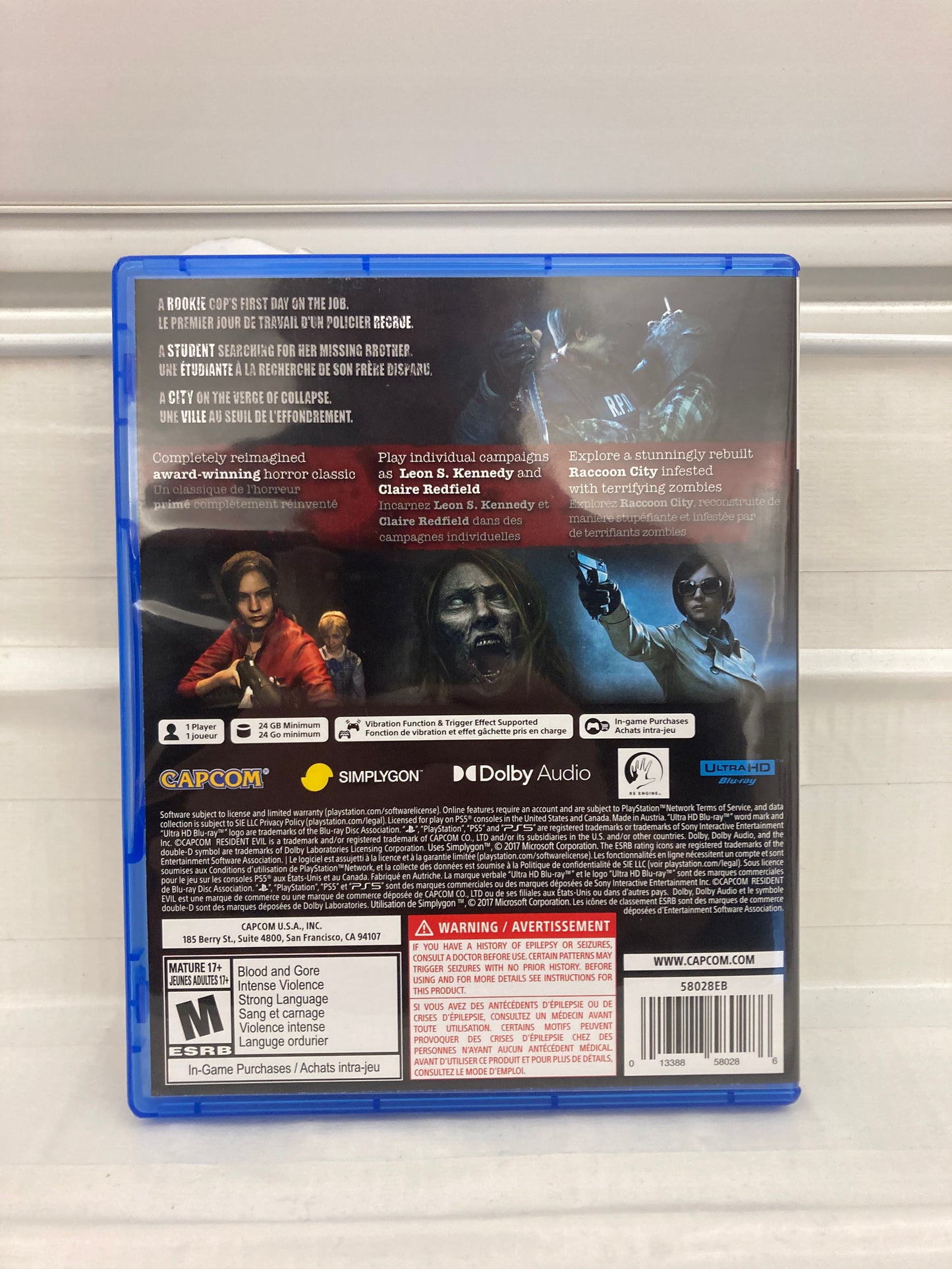 Resident Evil 2 - PlayStation 5