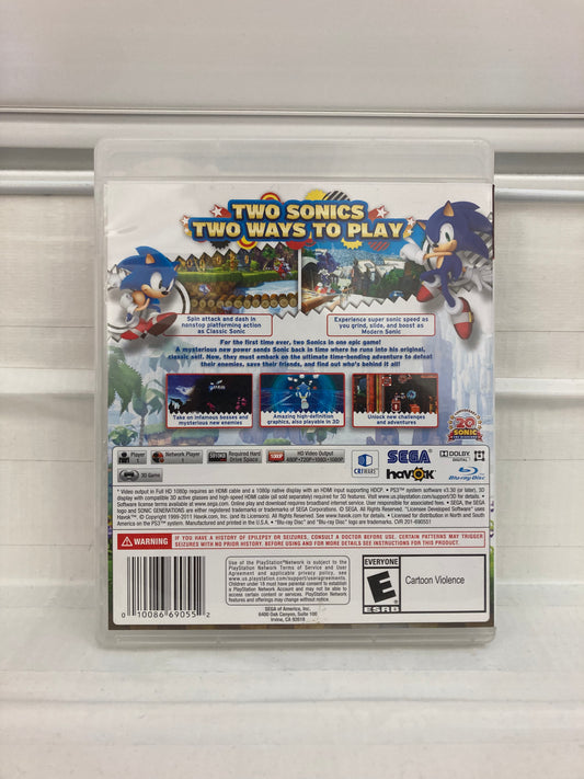 Sonic Generations [Greatest Hits] - Playstation 3